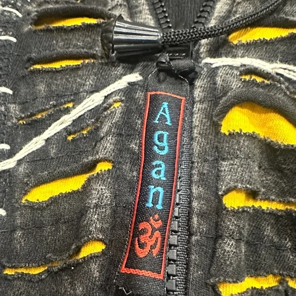 Agan Traders Colorful Embroidered Women's Jacket Medium YT7 - Picture 6 of 9